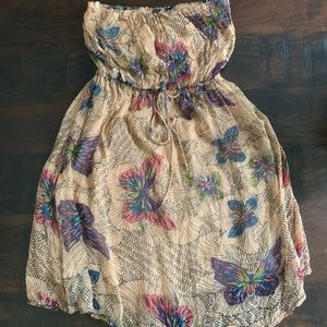Strapless Butterfly Dress